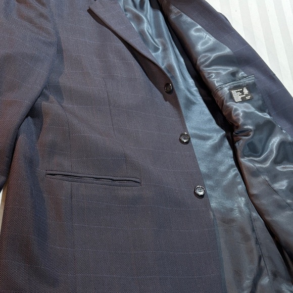 JF J.Ferrar Dark Navy Men's Blazer Sport Coat Suit Jacket EUC - Picture 16 of 16